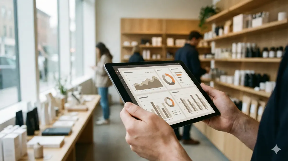 Dashboard con i principali KPI retail per store manager